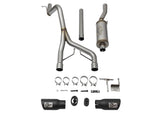 Load image into Gallery viewer, aFe Rebel Series CB 2.5in Dual Center Exit SS Exhaust w/ Black Tips 07-15 Jeep Wrangler 3.6L/3.8L V6
