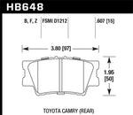 Load image into Gallery viewer, Hawk 2013-2014 Lexus ES300h HPS 5.0 Rear Brake Pads
