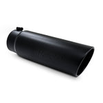 Load image into Gallery viewer, MBRP Universal Tip 6in OD Angled Rolled End 5in Inlet 18in Lgth Black Finish Exhaust
