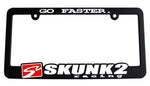 Load image into Gallery viewer, Skunk2 Go Faster License Plate Frame
