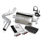 Load image into Gallery viewer, Banks Power 04-06 Jeep 4.0L Wrangler Unlimited Monster Exhaust Sys - SS Single Exhaust w/ Black Tip
