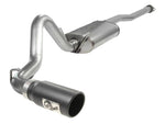 Load image into Gallery viewer, aFe MACHForce XP Exhausts Cat-Back SS-409 EXH CB Toyota Tacoma 05-13 V6-4.0L (Blk Tip)
