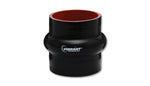 Load image into Gallery viewer, Vibrant 4 Ply Reinforced Silicone Hump Hose Connector - 2.25in I.D. x 3in long (BLACK)
