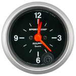 Load image into Gallery viewer, Autometer Sport-Comp 2-1/16in. 12 Hour Analog Clock Gauge
