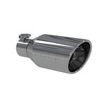 Load image into Gallery viewer, MBRP Universal Tip 4.5 O.D. Angle Rolled End 2.5 Inlet 11in Length - T304
