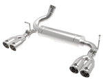 Load image into Gallery viewer, aFe Rebel Series 2.5in 409 SS Axle-Back Exhaust Polished 07-18 Jeep Wrangler (JK) V6-3.6L/3.8L
