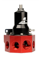 Load image into Gallery viewer, Aeromotive Regulator - 30-120 PSI - .500 Valve - 4x AN-08 and AN-10 inlets / AN-10 Bypass
