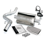 Load image into Gallery viewer, Banks Power 04-06 Jeep 4.0L Wrangler Unlimited Monster Exhaust Sys - SS Single Exhaust w/ Chrome Tip
