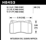 Load image into Gallery viewer, Hawk ER-1 Front Motorsport Brake Pads 03-06 Evo / 04-09 STi / 10+ Camaro SS (Brembo)
