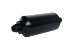 Load image into Gallery viewer, Aeromotive In-Line Filter - AN-08 size Male - 10 Micron Microglass Element - Bright-Dip Black
