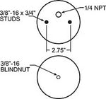 Load image into Gallery viewer, Firestone Ride-Rite Replacement Bellow 224C (For Kit PN 2040/1130/2601/2598/2580/2170) (W217606873)
