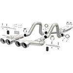 Load image into Gallery viewer, Magnaflow 00-04 Chev Corvette V8 5.7L Comp Series Quad Ctr Rr Exit SS Cat-Back Perf Exhaust
