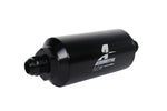 Load image into Gallery viewer, Aeromotive In-Line Filter - (AN -8 Male) 10 Micron Fabric Element Bright Dip Black Finish
