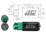 Load image into Gallery viewer, AEM 340LPH 65mm Fuel Pump Kit w/ Mounting Hooks - Ethanol Compatible
