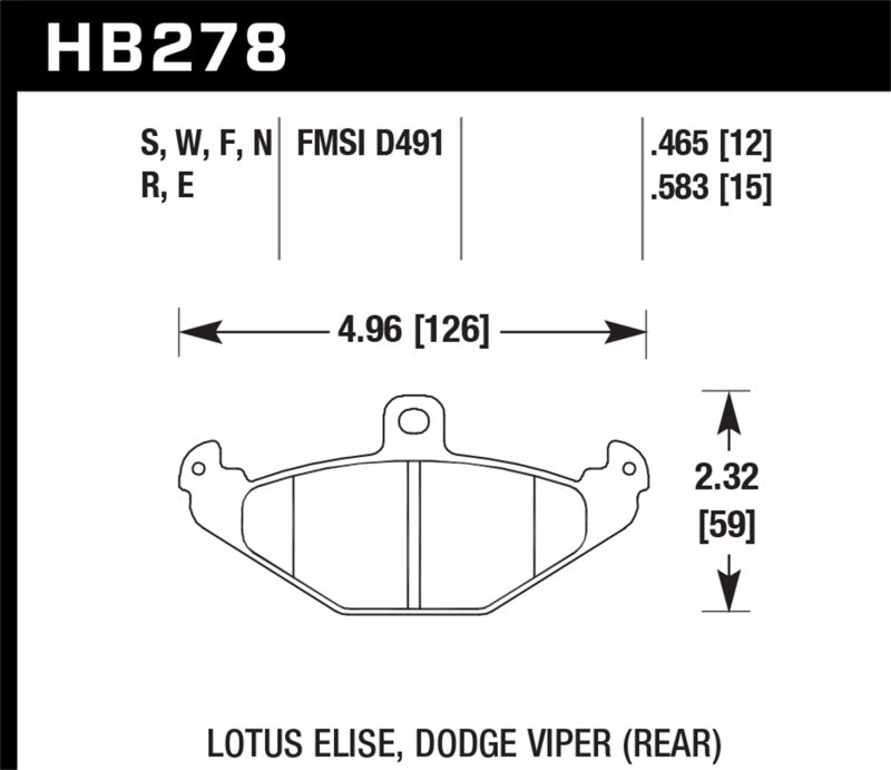 Hawk HPS Street Brake Pads