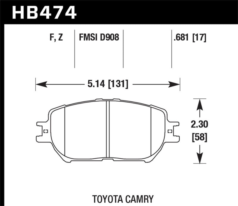 Hawk HPS Street Brake Pads