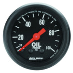 Load image into Gallery viewer, Autometer Z Series 52mm 0-100 PSI Mechanical Oil Pressure Gauge
