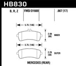 Load image into Gallery viewer, Hawk 13-16 Mercedes-Benz SL63 AMG/SL65 AMG Perfromance Ceramic Street Rear Brake Pads
