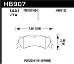 Load image into Gallery viewer, Hawk 2016 Porsche 911 Carrera S HPS 5.0 Front Brake Pads
