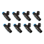 Load image into Gallery viewer, Injector Dynamics 1340cc Injector - 48mm Length - 14mm Top - 14mm Black Bottom Adaptor (Set of 8)
