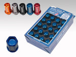 Load image into Gallery viewer, Rays Dura-Nut L42 Straight Type 14x1.50 Lug Nut Set 16 Lug 4 Lock Set - Red
