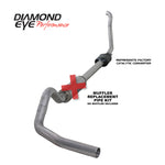 Load image into Gallery viewer, Diamond Eye KIT 4in MFLR RPLCMENT PIPE TB SGL ALUM 94-97 5 7 3L F250/F350 PWRSTROKE NFS W CARB STDS
