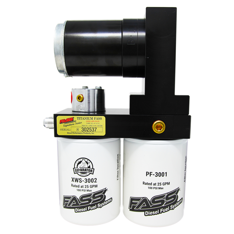 FASS 89-93 Dodge 2500/3500 Cummins 165gph Titanium Series Fuel Air Separation System TS D02 165G