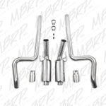 Load image into Gallery viewer, MBRP 11-14 Ford Mustang GT 5.0L Dual Split Rear Street Version T409 3in Cat Back Exhaust System
