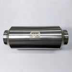 Load image into Gallery viewer, Stainless Bros 3in x 12.0in OAL Lightweight Muffler - Matte Finish
