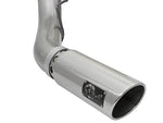 Load image into Gallery viewer, aFe LARGE BORE HD 5in 409-SS DPF-Back Exhaust w/Polished Tip 2017 Ford Diesel Trucks V8 6.7L (td)
