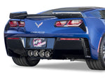 Load image into Gallery viewer, aFe MACHForce XP 3in-2 1/2in Axle Back 304SS Exhaust w/ Polished Tips 15-17 Chevy Corvette Z06
