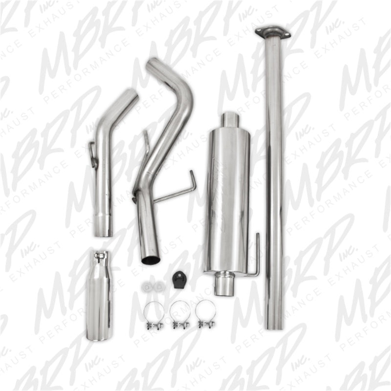 MBRP 05-13 Toyota Tacoma 4.0L EC/CC Cat Back Single Exit T409 Exhaust