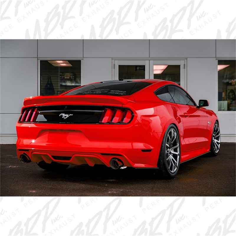 MBRP 15 Ford Mustang GT 5.0 3in Cat Back Dual Split Rear Street Version 4.5in Tips - T409