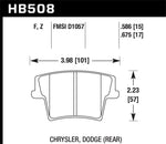 Load image into Gallery viewer, Hawk 05-10 Chrysler 300 (except SRT8) / 08 Dodge Challenger / 09-10 Dodge Challenger SE/RT HPS
