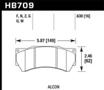 Load image into Gallery viewer, Hawk Performance Alcon Mono 6, Model 4497 HPS Street Brake Pads
