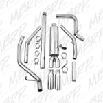 Load image into Gallery viewer, MBRP 14 Chevy/GMC 1500 Silverado/Sierra 4.3L V6/5.3L V8 Dual Split Rear T409 3in Cat Back Exhaust
