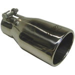 Load image into Gallery viewer, MBRP Universal Tip 2.5 O.D. Oval End 3.75 Inlet 10in length - Black Finish
