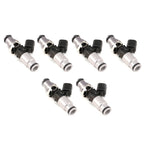 Load image into Gallery viewer, Injector Dynamics 1050X Injectors 14mm (Grey) Adaptor Top - (Silver) Bottom Adapter (Set of 6)
