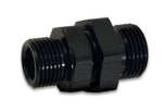 Load image into Gallery viewer, Vibrant -10AN to -8AN ORB Male to Male Union Adapter - Anodized Black
